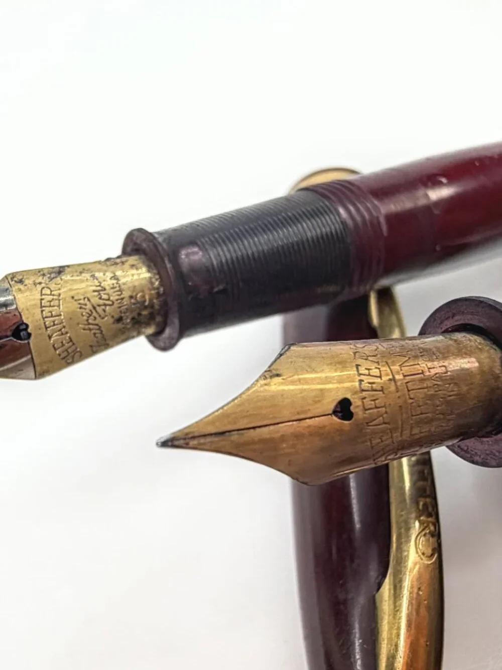 Vintage Sheaffer Lifetime Fountain Pen Lot of Two SHP202602 SS478